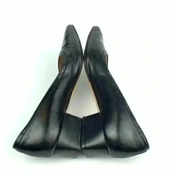 Joel Parker heels size 7 AAA black Italian leather - Picture 4 of 8